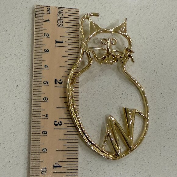 Cute Big CAT Brooch - Picture 3 of 6